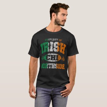 Chicago Irish Flag Northside T-shirt by irishprideshirts at Zazzle