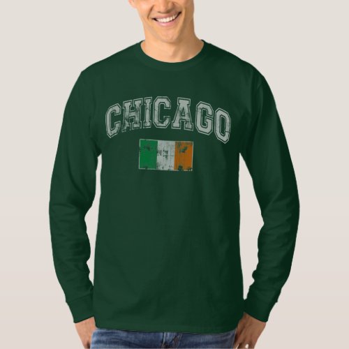 Chicago Irish Flag T_Shirt