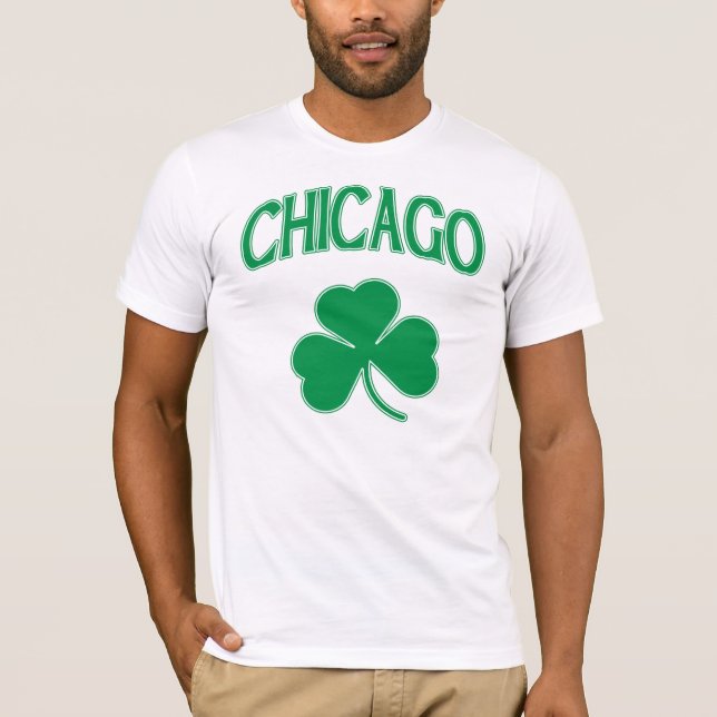 Chicago Irish Shamrock T-Shirt (Front)