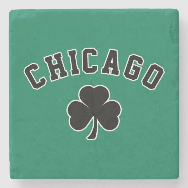 Chicago Irish Stone Coaster (Front)