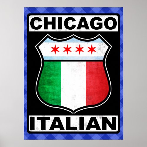 Chicago Italian American Poster Print