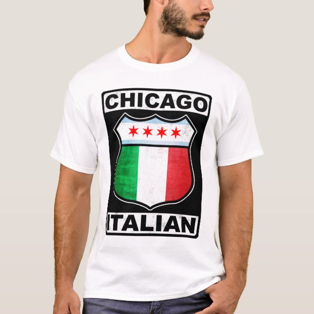 Chicago Italian American T-Shirt (Front)