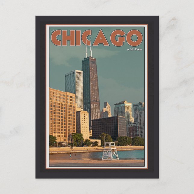 Chicago - John Hancock Center Postcard (Front)