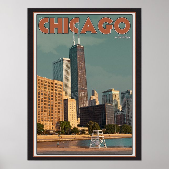 Chicago - John Hancock Center Poster (Front)