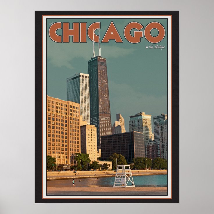 Chicago - John Hancock Center Poster | Zazzle