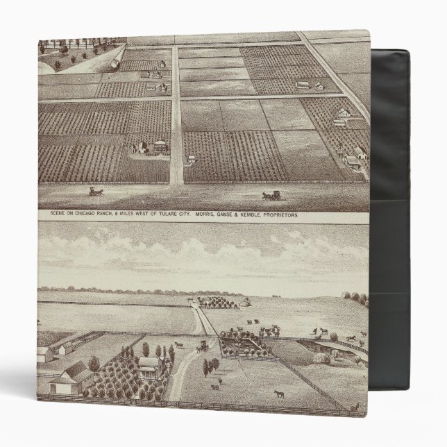 Chicago, Kay ranches 3 Ring Binder (Front/Inside)