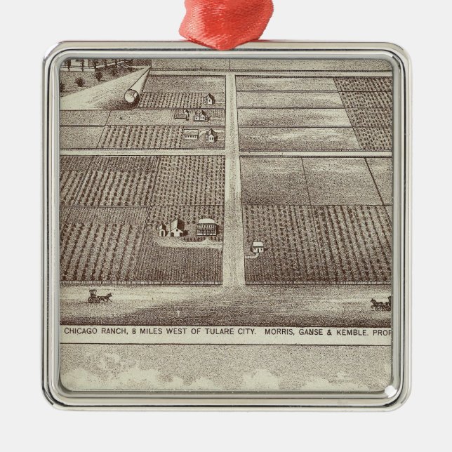 Chicago, Kay ranches Metal Ornament (Front)
