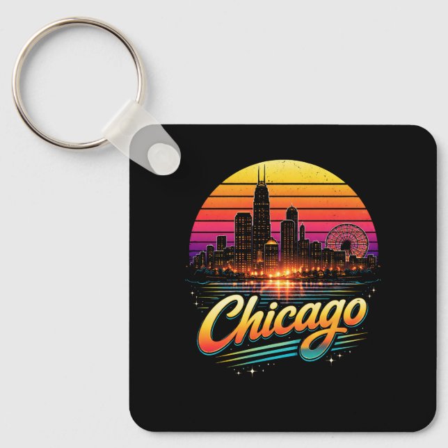 Chicago Keychain (Front)