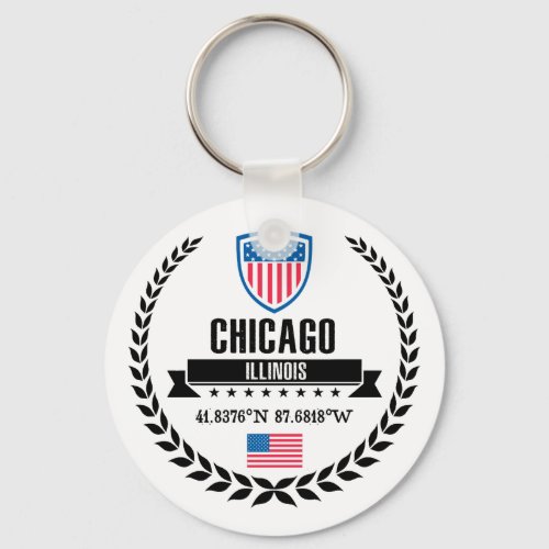 Chicago Keychain