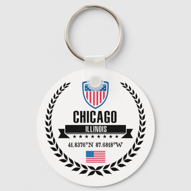 Chicago Keychain (Front)