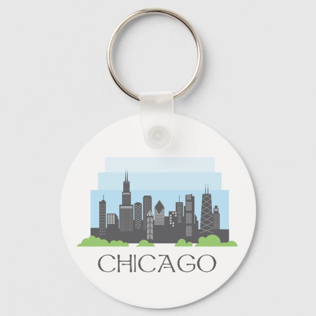 Chicago Keychain (Front)