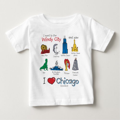 Chicago__kids_Icons_NEW_Co Baby T_Shirt
