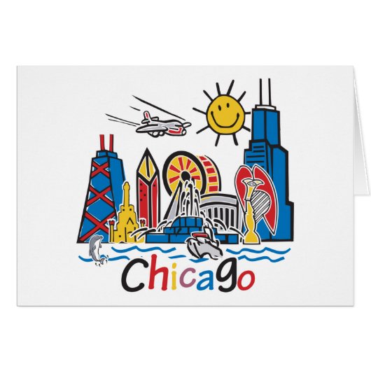 Chicago Kids Skyline Cards (Front Horizontal)