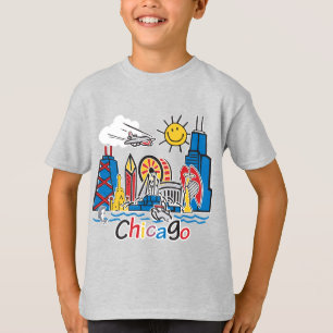 Chicago Kids Skyline T-Shirt