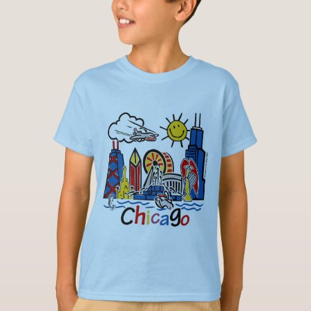 Chicago Kids Skyline T-shirt
