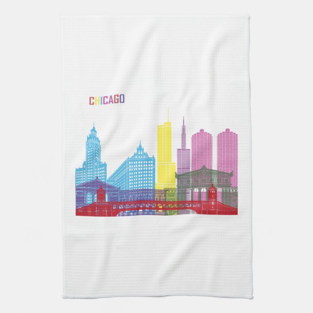 CHICAGO KITCHEN TOWEL (Vertical)