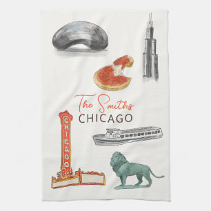 Chicago kitchen towel