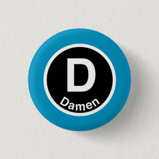 Chicago L Damen Blue Line Button