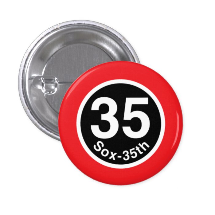 Chicago L Sox 35th Red Line Button
