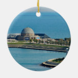 Chicago Lakefront Planetarium Photo Ceramic Ornament
