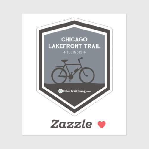 Chicago Lakefront Trail Sticker