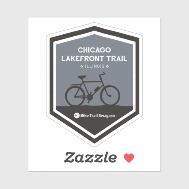 Chicago Lakefront Trail Sticker (Sheet)