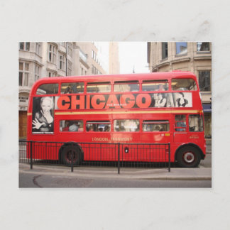 Chicago, London Bus... Postcard