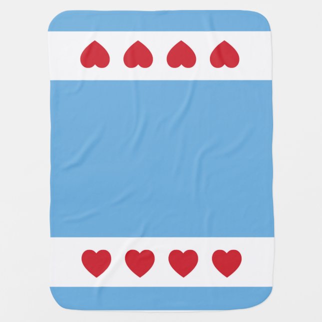 Chicago Love | Baby Blanket (Front)
