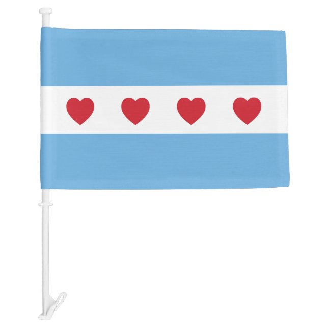 Chicago Love | Car Flag (Front)
