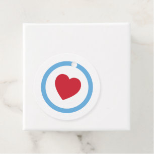 Chicago Love   Favor Gift Tags   White