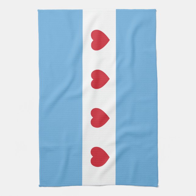 Chicago Love | Kitchen Towel (Vertical)
