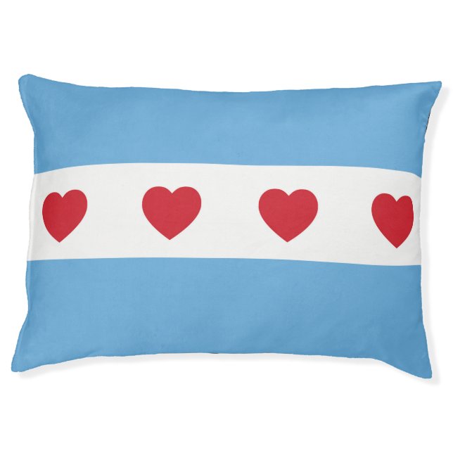 Chicago Love | Pet Bed (Front)