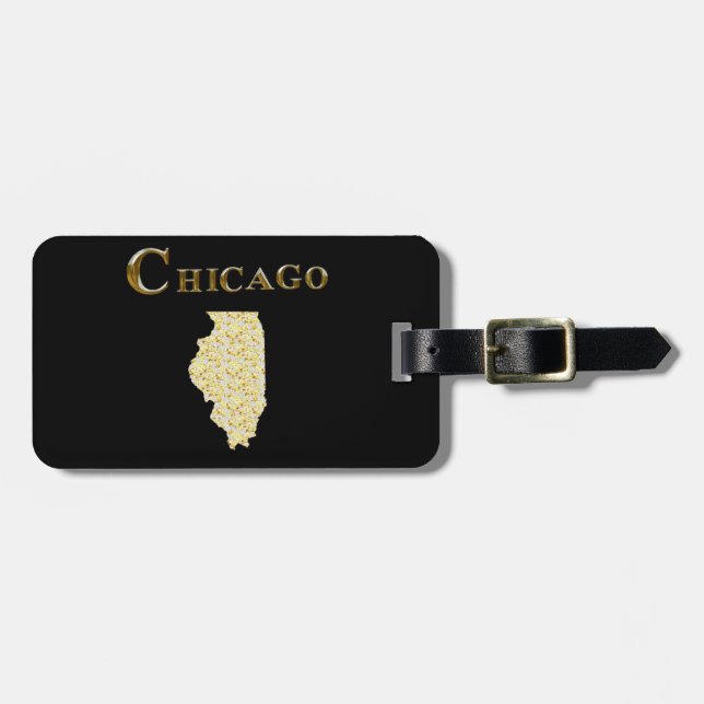 CHICAGO LUGGAGE TAG (Front Horizontal)
