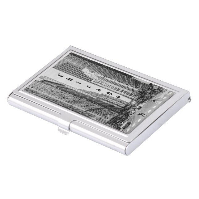 Chicago Madison Street Grayscale Case For Business (Front)