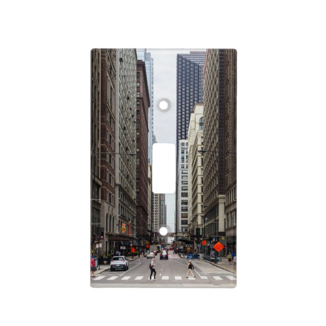 Chicago Madison Street Light Switch Cover (Front)