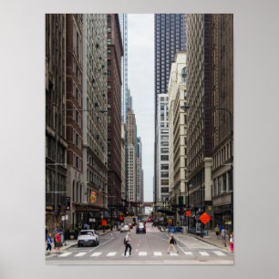 Chicago Madison Street Poster