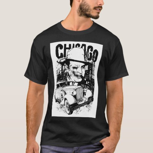 Chicago Mafia Vintage T_Shirt