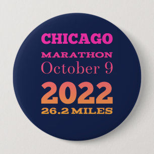 Chicago Marathon 2022 Button