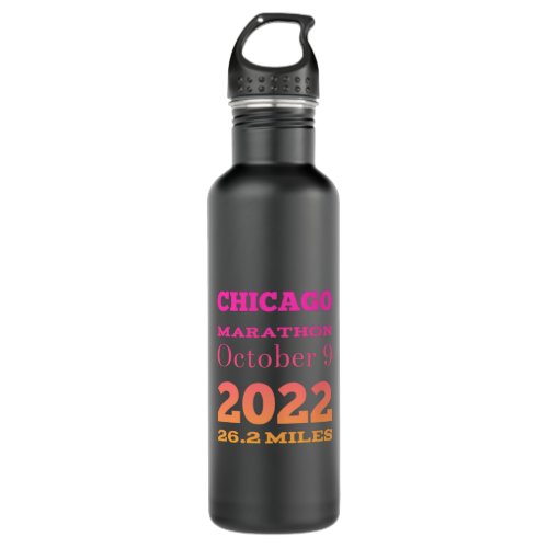 Chicago Marathon 2022 Stainless Steel Water Bottle