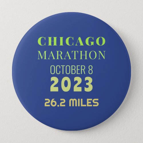 Chicago Marathon 2023 Button