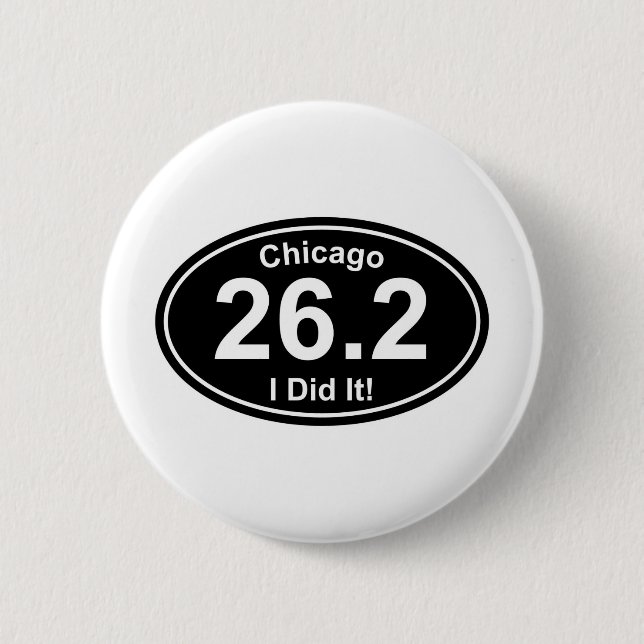 Chicago Marathon Button (Front)