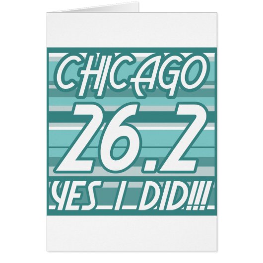 Chicago Marathon Cards (Front)
