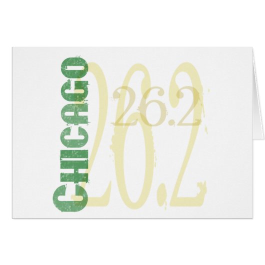 Chicago Marathon Cards (Front Horizontal)