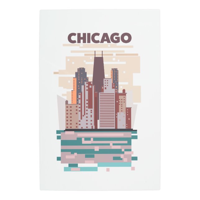 Chicago Metal Print (Front)