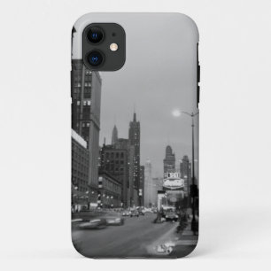 Chicago Michigan Avenue @ Night March 6, 1967 iPhone 11 Case