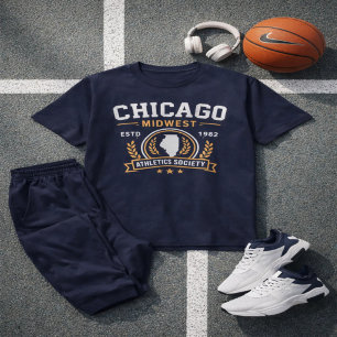 Chicago Midwest Athletics Society Vintage  T-Shirt