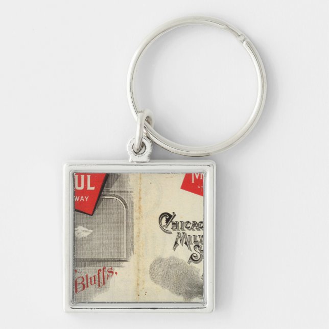 Chicago Milwaukee and St Paul Railway Keychain (Front)