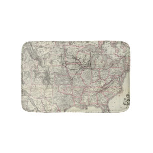 Chicago Milwaukee and St Paul Ry and connections Bathroom Mat