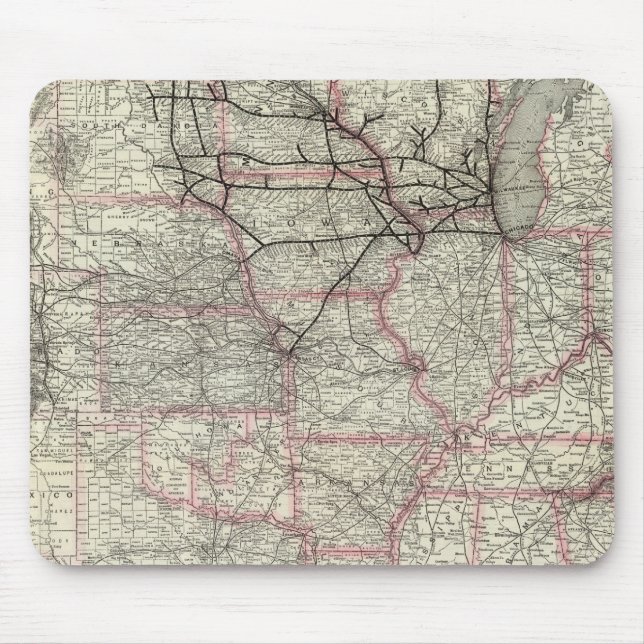 Chicago Milwaukee and St Paul Ry and connections Mouse Pad (Front)