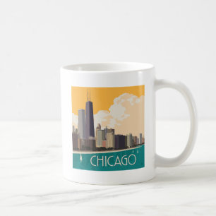 Chicago Modern Skyline Coffee Mug